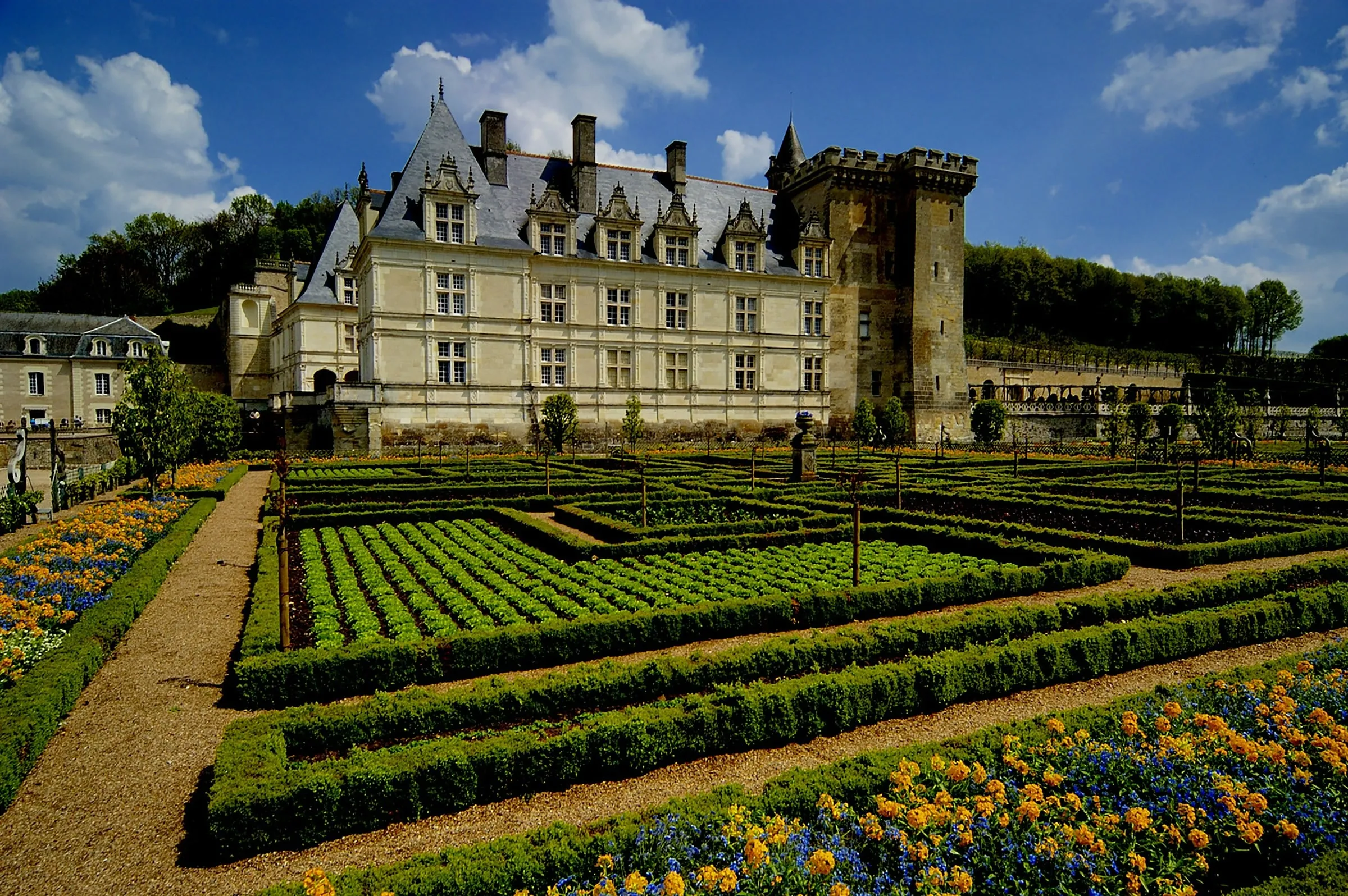 Château and formal French gardens